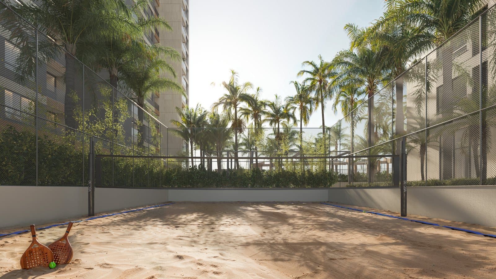 Quadra de beach tennis