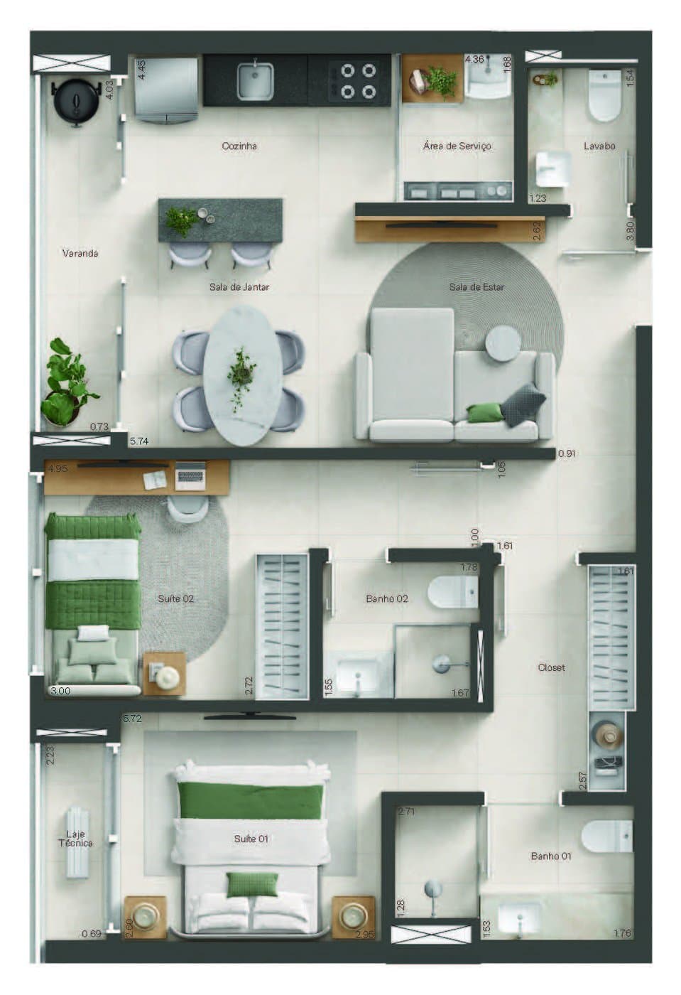 Planta Final 03, 05 e 07